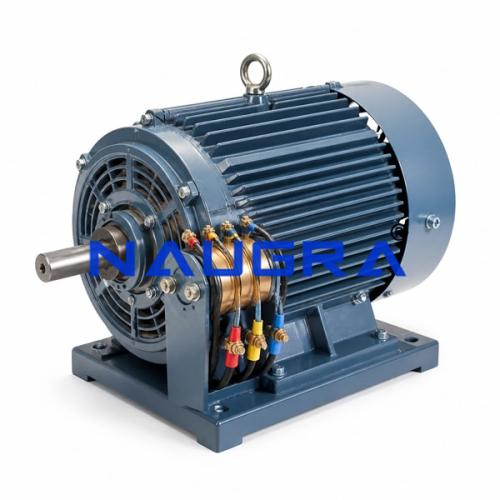 3 Phase Wound Rotor Slipring Motor for Electrical Lab
