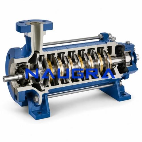 Multistage Centrifugal Pump Cut-Away