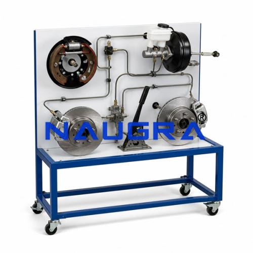 Mechanical Brake System Engineering Training Model for engineering schools