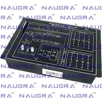 Single Phase Controlled Rectifier with Cosine Firing Scheme Trainer for Power Electronics Teaching Labs