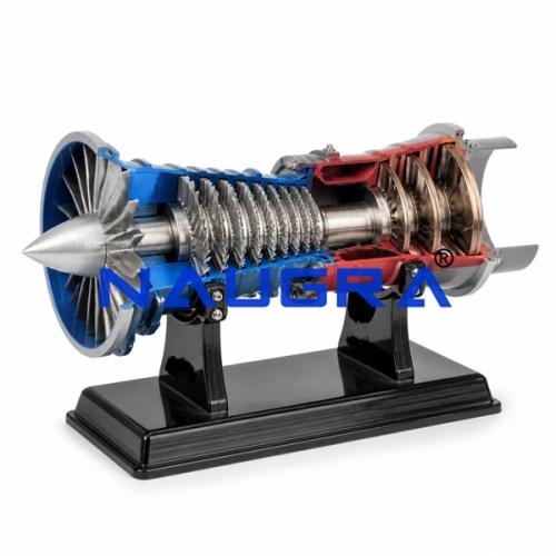 Turbojet Turbine Engine Model, High Pressure Compressor
