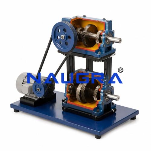 Belt Drive Two Stage Engineering Training Model for engineering schools