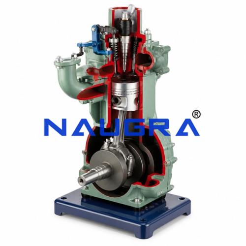 Diesel Engine Model, 2-Stroke, Direct Injection
