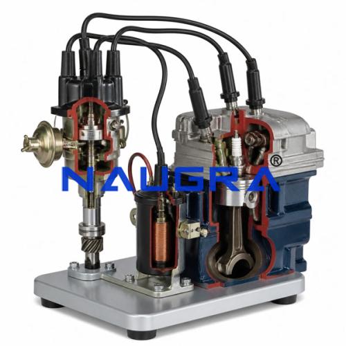 Ignition System Cut-Away, with Distributor
