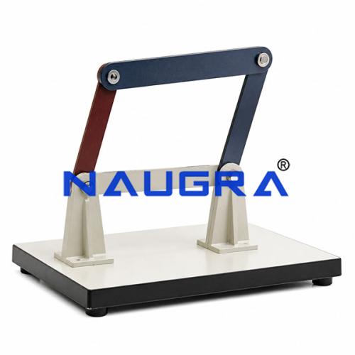 Inversion of Four Bar Mechanism Engineering Training Model for engineering schools