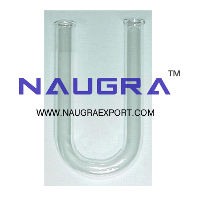 Calcium Chloride Tube, U Shape for Science Lab