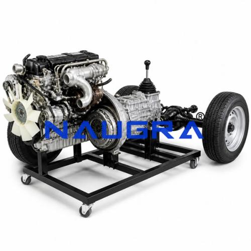 Turbo Diesel Engine With Clutch & Gearbox, Rear Wheel Drive