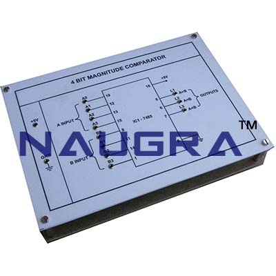 4 Bit Magnitude Comparator Trainer for Vocational Training and Didactic Labs