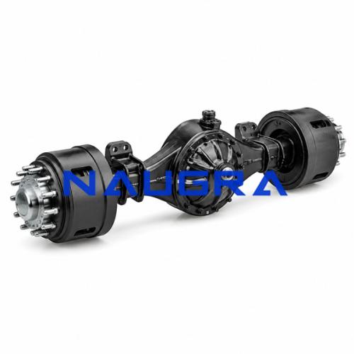Heavy-Duty Truck Rear Axle with Locking Differential