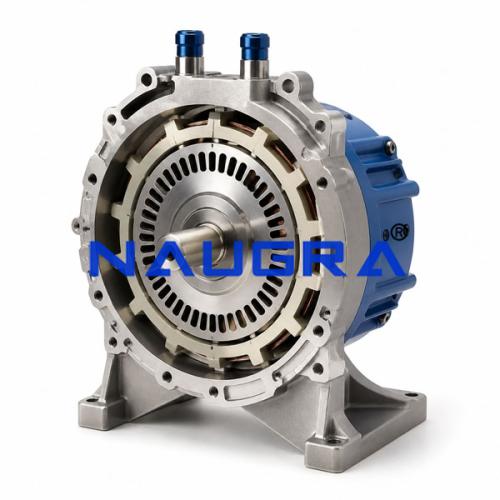 Liquid-Cooled Windingless Rotor, Compact Alternator