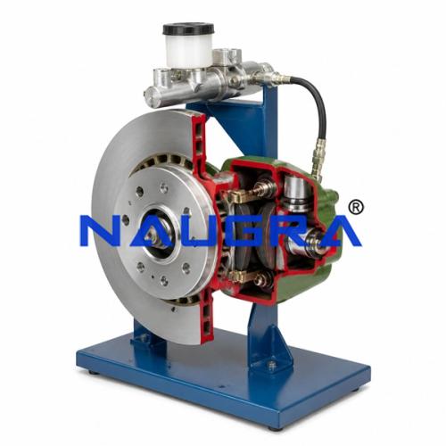 Disc Brake Engineering Training Model for engineering schools