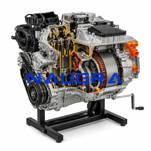 Hybrid GEN3 Engine Cut-Away, Toyota Prius, Manual Crank