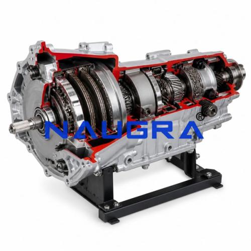 Transmission Cut-Away, Automatic, 3 Speed + Reverse