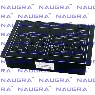 SCR Triggering Techniques Trainer for Power Electronics Teaching Labs