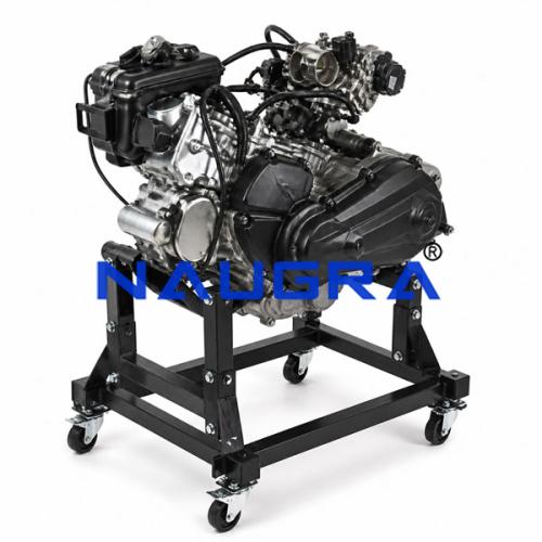 Manual CVT 4 Stroke Single-Cylinder Engine with Electronic Injection (on stand with wheels)