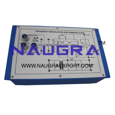 Frequency Modulation / Demodulation Trainer for Vocational Training and Didactic Labs