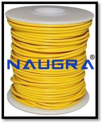22 AWG Yellow Solid Tinned-Copper Hook-Up Wire