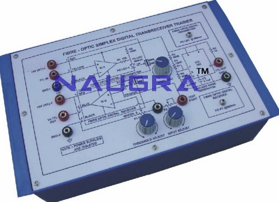 Fiber Optic Simplex Digital Transceiver Trainer & Kit for Electrical Lab for Vocational Training and Didactic Labs