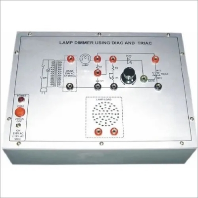 Lamp Dimmer Using Diac and Triac for Power Electronics Training Labs for Vocational Training and Didactic Labs