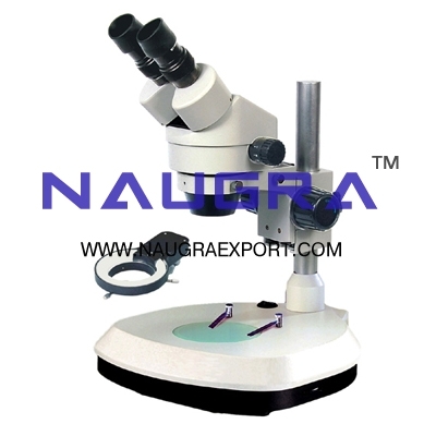 Zoom Stereo Trinocular Microscope for Science Lab