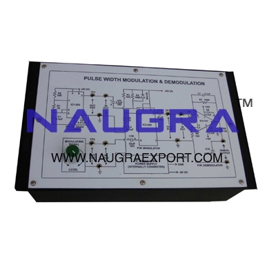 Pulse Width Modulation And Demodulation Trainer for Vocational Training and Didactic Labs