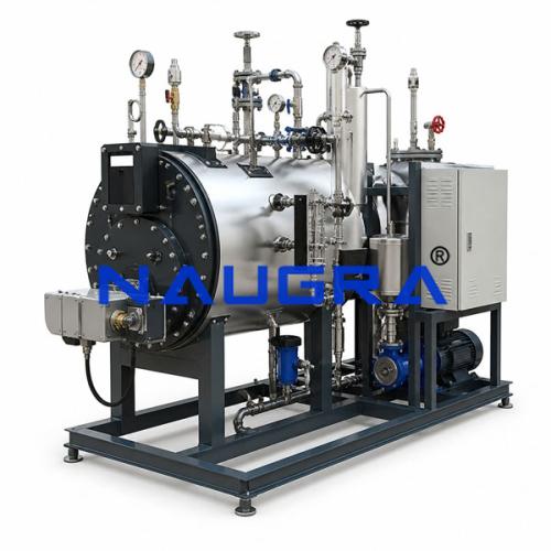 COMPACT STEAM POWER PLANT, 100 kg/hr boiler