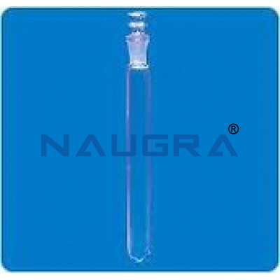 Test Tube Stoppered with interchageable stopper Plain for Science Lab