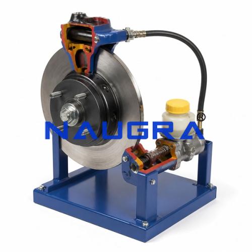 Disc Brake Actual Working Engineering Training Model for engineering schools