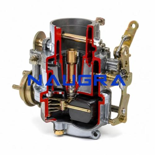 Carburetor Cut-Away, Single Barrel