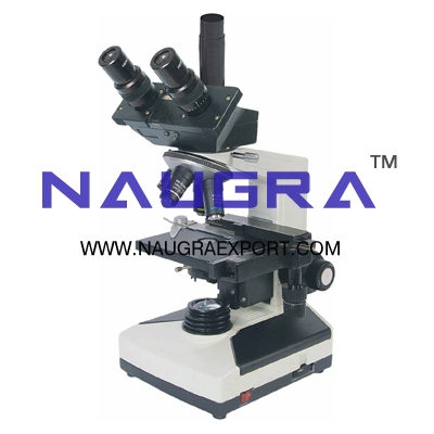 Coaxial Trinocular Microscope for Science Lab