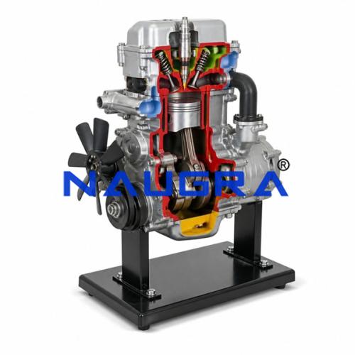 Diesel Engine Model, 4 Stroke, Indirect Injection