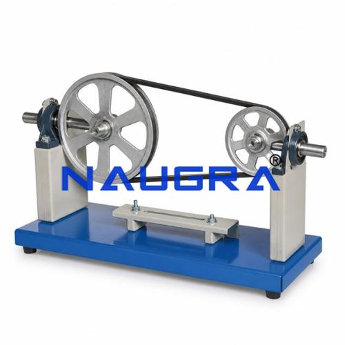 Belt Drive Loose and Fast Pulleys Engineering Training Model for engineering schools