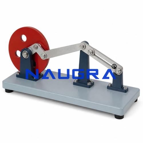Crank Drive To Oscillating Link Mechanism Engineering Training Model for engineering schools