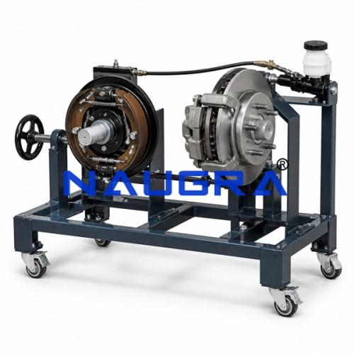 Band and Blocked Brake Automobile Engineering Model and Training System for engineering schools