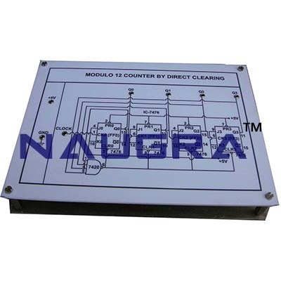 Modulo Counters Trainer for Vocational Training and Didactic Labs