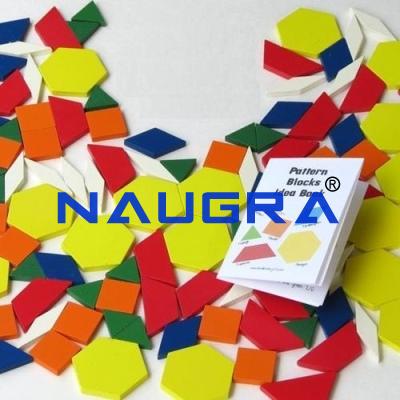 School Science Lab Pattern Block Math Puzzle Kit
