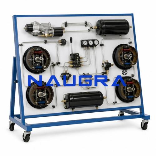 Compressed Air Braking System Panel, with Double Spring Brakes