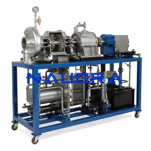 Air or Steam Pressure Turbine - Heat Transfer Training Systems and Heat Lab Engine Trainers for engineering schools