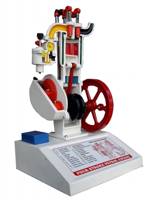 4 Stroke Petrol Engine - Sectional Working Model