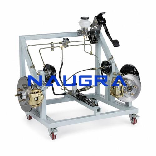 Mechanical Brake System Automobile Engineering Model and Training System for engineering schools