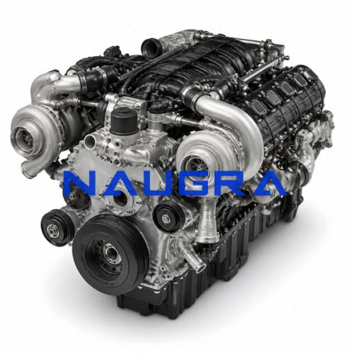 Turbo Diesel Truck Engine, V8, Direct Injection, with 2 Turbosuperchargers
