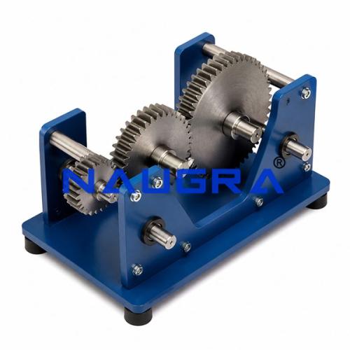 Three stage spur Gears Engineering Training Model for engineering schools