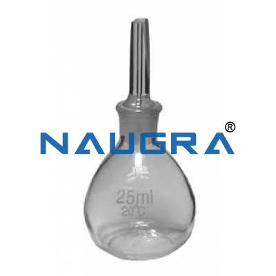 Specific Gravity Bottle for Science Lab