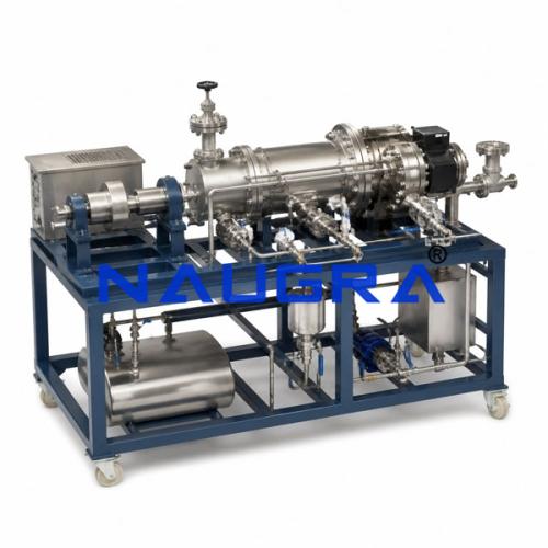 Pressure and Velocity Compounded Steam Turbine - Heat Transfer Training Systems and Heat Lab Engine Trainers for engineering schools