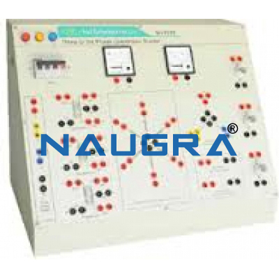 Three to Six Phase Conversion Trainer for Electrical Engineering Teaching Labs