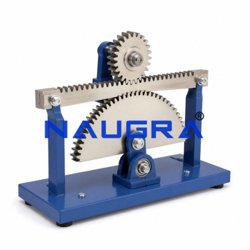 Rack and Quadrant Gears Engineering Training Model for engineering schools
